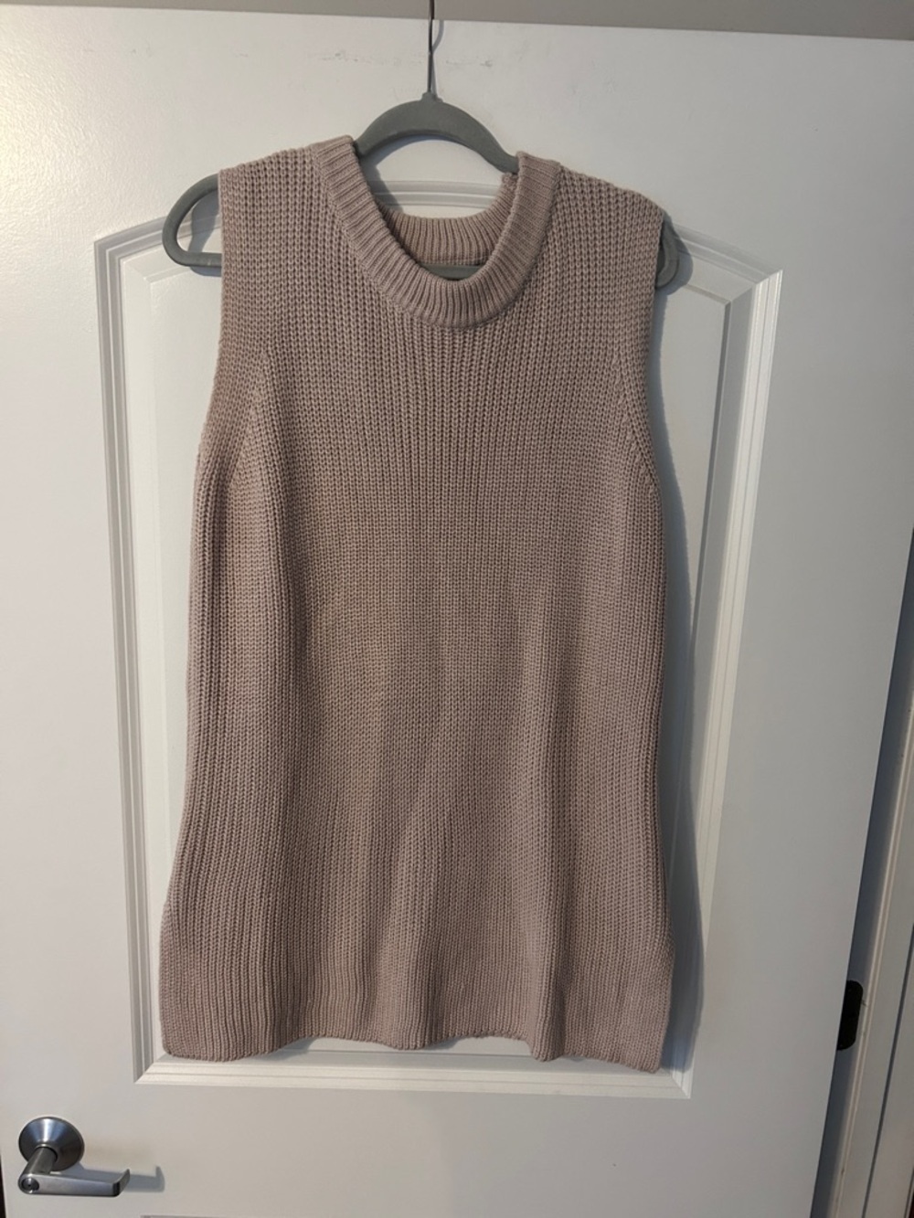 SHEIN Sleeveless Knit Tunic Dress - Dusty Pink